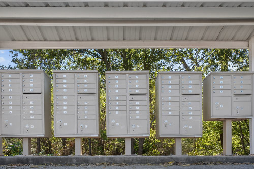 Mailboxes at Newark MHC, TX
